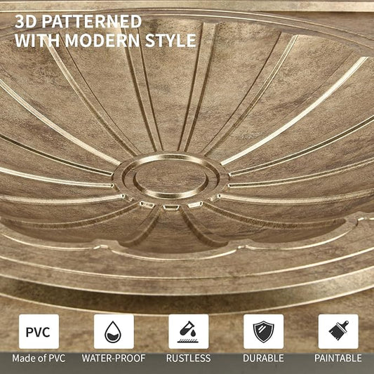 Art3dwallpanels Ceiling Tiles 12 Pack Drop Ceiling Tiles, 24 x 24 Inch High - Image 2