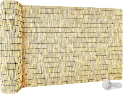 Reed Fencing Rolls, Decorative Bamboo Fencing 3x16FT High Roll Reed Screen by Unknown