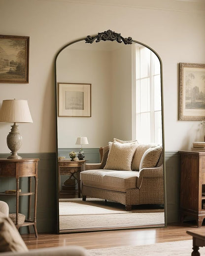 Antok Arched Full Length Mirror, Full Body Mirrors - Image 3