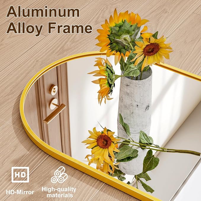 Rowjut Full Length Door Mirror, Wall Mounted Wall Mirrors, Cloakrooms, etc. - Image 7