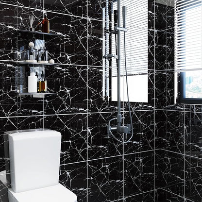 10pcs Peel and Stick Tile Shower Waterproof Marble Tiles Wall Panels, - Image 8