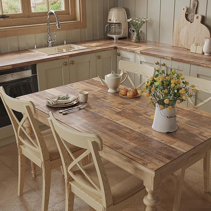 TANONE Wood Contact Paper Kitchen Peel and Stick Wallpaper, Self Adhesive - Image 9