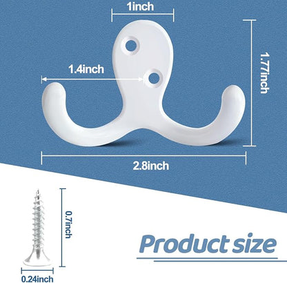 CBWLWJ 10 Pack Coat Hooks Wall Hooks - Image 6