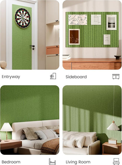 Bumusty Large Cork Board Alternative-36 x 24" Felt Bulletin Board Tiles - Image 5