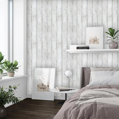 Decoroom Shiplap Contact Paper 17.71" X 236" - Image 6
