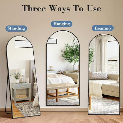 DUMOS 58"x19" Arched Full Length Mirror - Image 6
