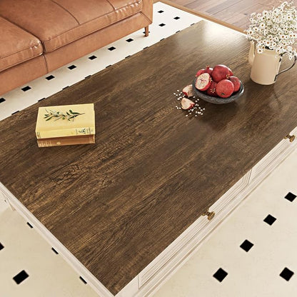 WESTICK 24"x394" Large Brown Wood Contact Paper Kitchen Countertop Peel and - Image 3