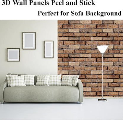 3D Wall Panels Peel and Stick, 10 Pack 3D Waterproof Self-Adhesive Wallpaper - Image 8
