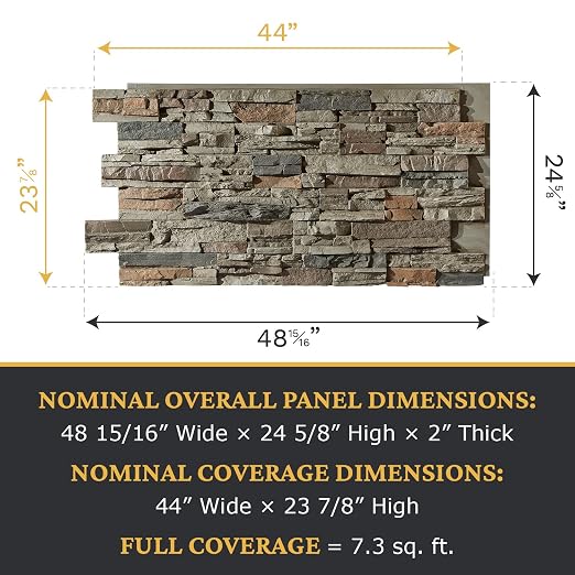 AZ Faux High-Density Polyurethane Faux Stone Wall Covering Panels - Image 3