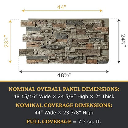 AZ Faux High-Density Polyurethane Faux Stone Wall Covering Panels - Image 3