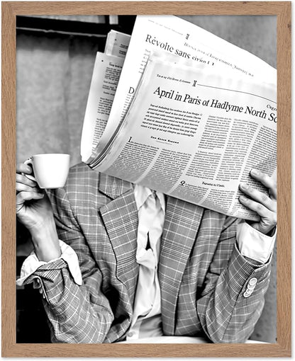 Poster Master Drinking Coffee Print by PosterMaster
