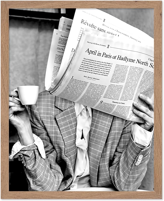 Poster Master Drinking Coffee Print by PosterMaster