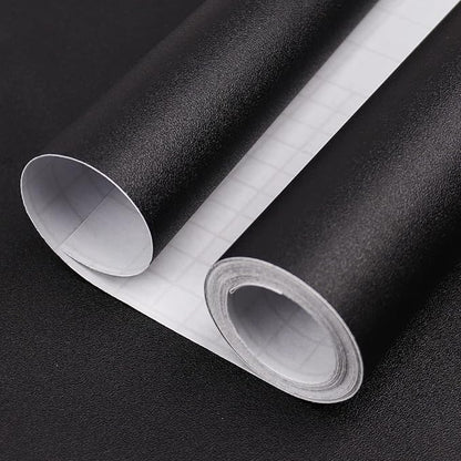 Black Peel and Stick Wallpaper, 15.7 X 78.7 inches Renter Friendly Wallpaper by Consine