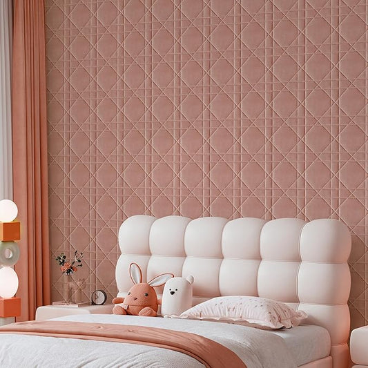 Velvet 3d wall panels for Interior wall Decor peel and stick, Soundproof - Image 2