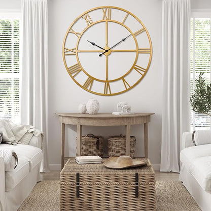 48 inch Large Wall Clock for Living Room Decor – Easy-Assembly Silent - Image 6