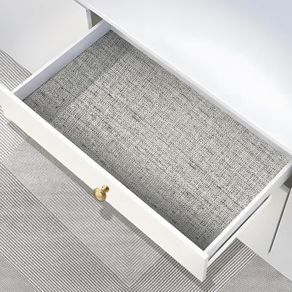 15.75"x393.70" Gray Wallpaper Grasscloth Peel and Stick Wallpaper Faux Linen - Image 5