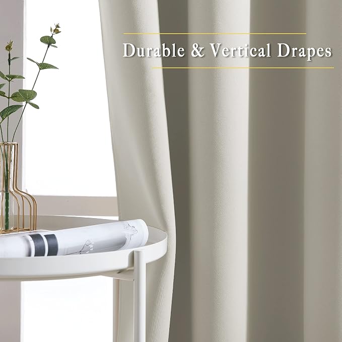 NICETOWN Natural Blackout Living Room Curtain - Image 4
