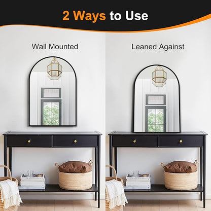 Delma Arched Bathroom Mirror, Living Room and Entryway - Image 6