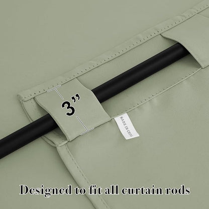 RYB HOME Blackout Curtains for Living Room, Privacy Thermal Insulating Window - Image 5