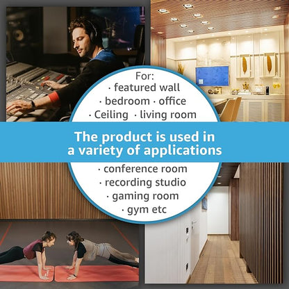 Art3d 6-Piece Wood Slat Acoustic Panels - Image 7