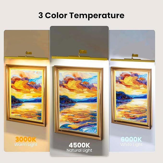 3 Pack Gallery Picture Frame Lights - Image 3