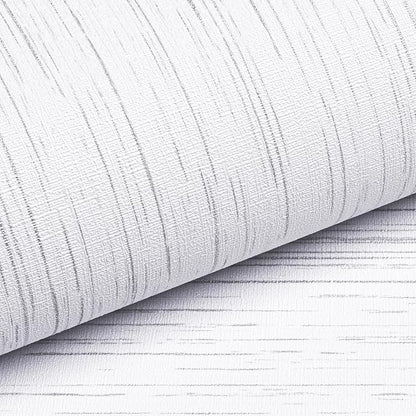 Livelynine 15.8x394 Textured Wallpaper Stick and Peel White Embossed Wallpaper - Image 7