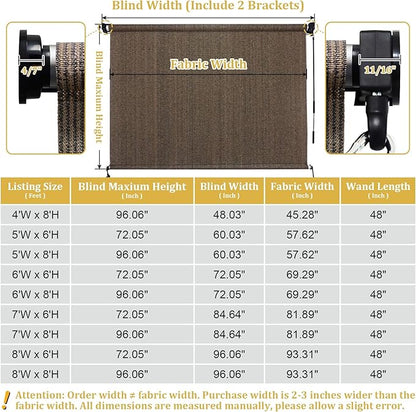 Shade&Beyond Outdoor Roller Shades - Image 3