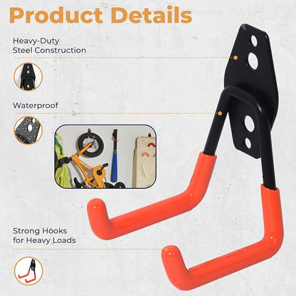 28 Pack Steel Heavy Duty Garage Hooks Storage Hooks - Image 3