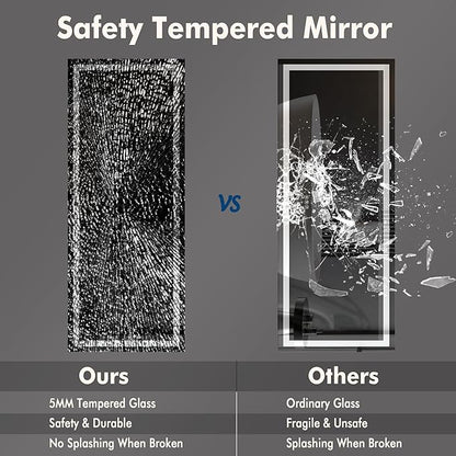 GarveeHome 60x24 LED Bathroom Mirror - Image 6