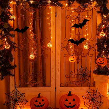 YOLIGHT Wishing Ball Curtain Lights 200 LED Window Curtain String Lights - Image 6