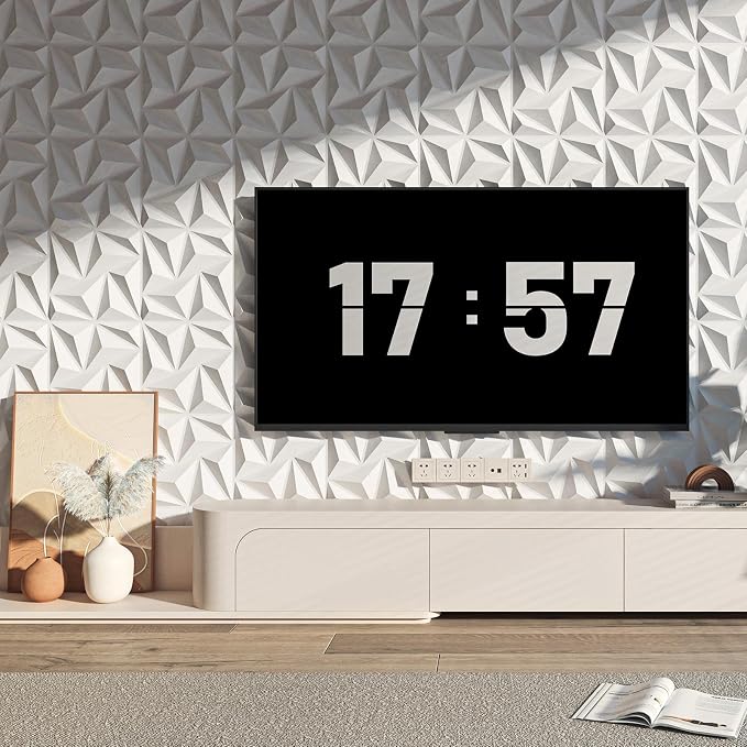 Art3d 3D Wall Panels 20 Pack, 11.8" x 11.8" PVC Wall Panels, Glue Up Wall Decor - Image 8