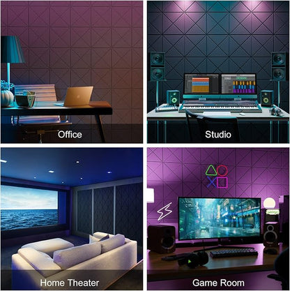 Sonicism 12 Pack X-Lined Acoustic Panels - Image 5