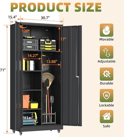 Metal Garage Storage Cabinet - Image 3