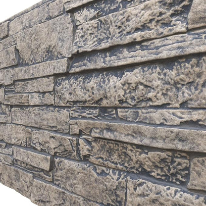 EverStone Acadia Ledge Faux Stone Panel, Linen Graphite Color - Image 7