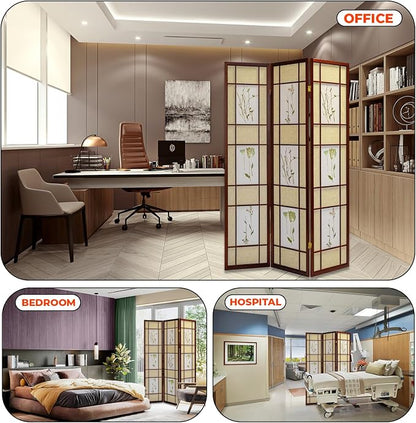 Legacy Decor 4 Panels Room Divider - Image 4