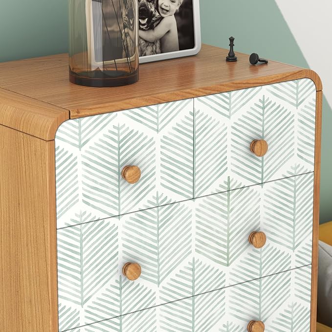 Modern Peel and Stick Wallpaper 17.3''×787'' Geometric Wallpaper Boho Contact - Image 7