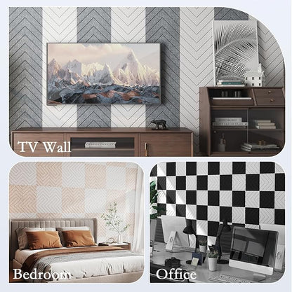 12Pack Acoustic Wall Panels, Self-Adhesive Sound Proof Foam Panels - Image 8