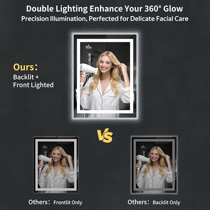 24"x32" LED Bathroom Mirror - Image 3