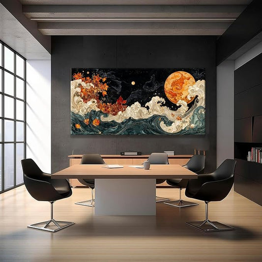 Large Wall Art For Living Room Boho Abstract Modern Wall Artwork Prints - Image 2