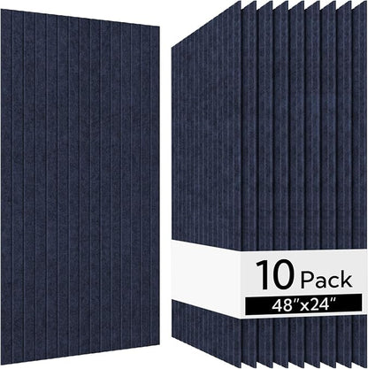 Olanglab Acoustic Wall Panels 10 Pack, 48 x 24 per Acoustic Panels Sound by Olanglab