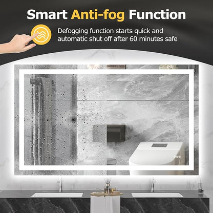 Hivone 60X36 LED Bathroom Mirror - Image 2