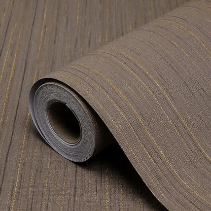 Brown Grasscloth Peel and Stick Wallpaper Texture Contact Paper A Set of 15.7" by Biyoeepeelstickwallpaper