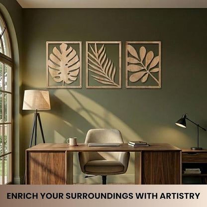 qmmp Modern Wooden Wall Sculptures - Image 4
