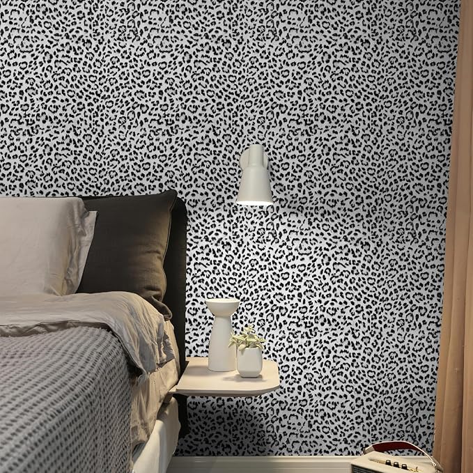 Leopard Print Peel and Stick Wallpaper, Waterproof Removable Self Adhesive - Image 2