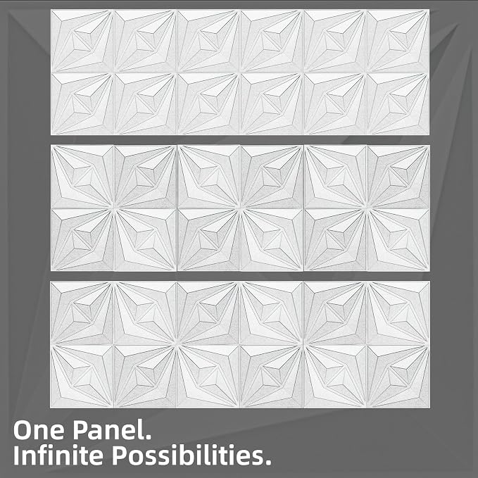 AMZDEPOT 50 Pack 3D Wall Panels - Image 3