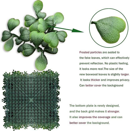 ODTORY Artificial Grass Wall Panels Backdrop: 40"x40" UV-Anti New Bottom Plate - Image 7