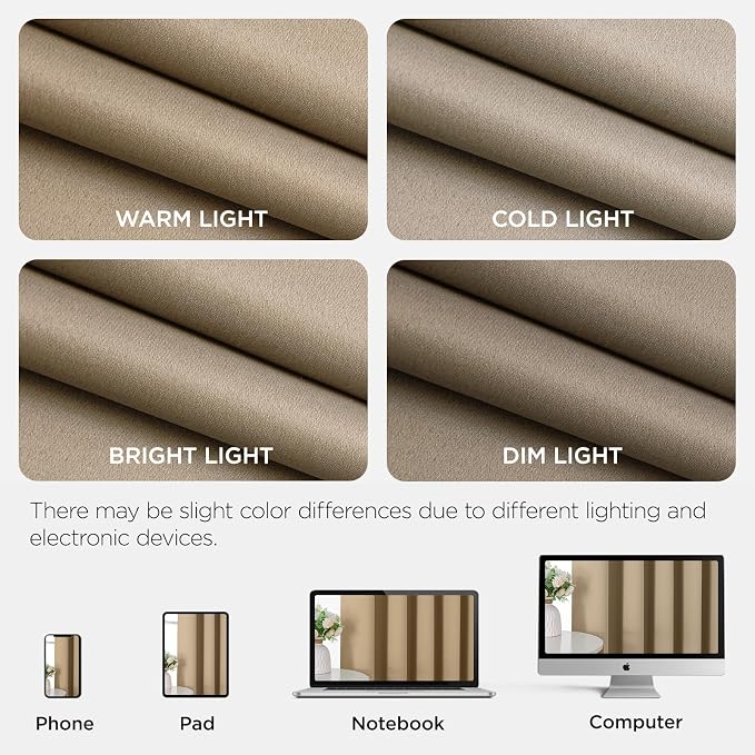 Joydeco Blackout Door Curtain for Doorway Privacy 78 Inches Long, Grommet - Image 8