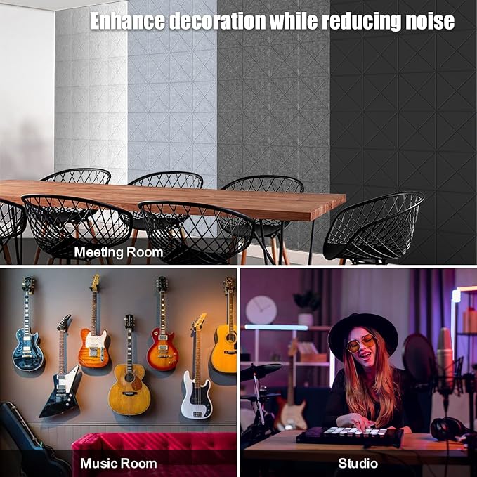 Sonicism 12 Pack X-Lined Acoustic Panels - Image 7
