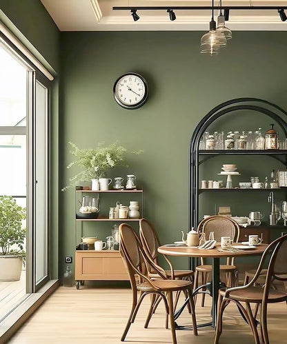Dimoon 236''x17.7'' Green Peel and Stick Wallpaper Contact Paper Modern Self - Image 5