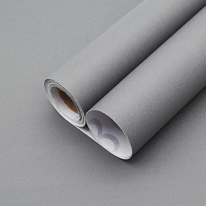 Yancorp 16"x120" Matte Gray Contact Papaer Peel and Stick Wallpaper Vinyl Wrap by YancorpHomeDecor